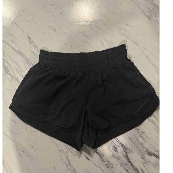Lululemon Speed Up Shorts 2.5” Mid Rise Black Lined Running Athletic Women’s  6 - Picture 2 of 8